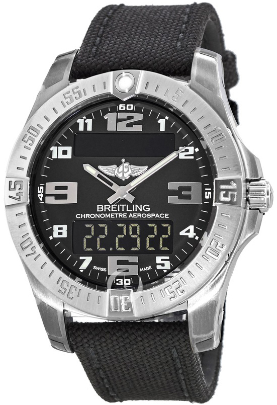 Bilde av Breitling Herreklokke E79363101b1w1 Professional Aerospace Sort/lær