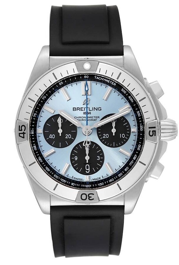 Bilde av Breitling Herreklokke Pb0134101c1s1 Chronomat B01 42 Blå/gummi Ø42