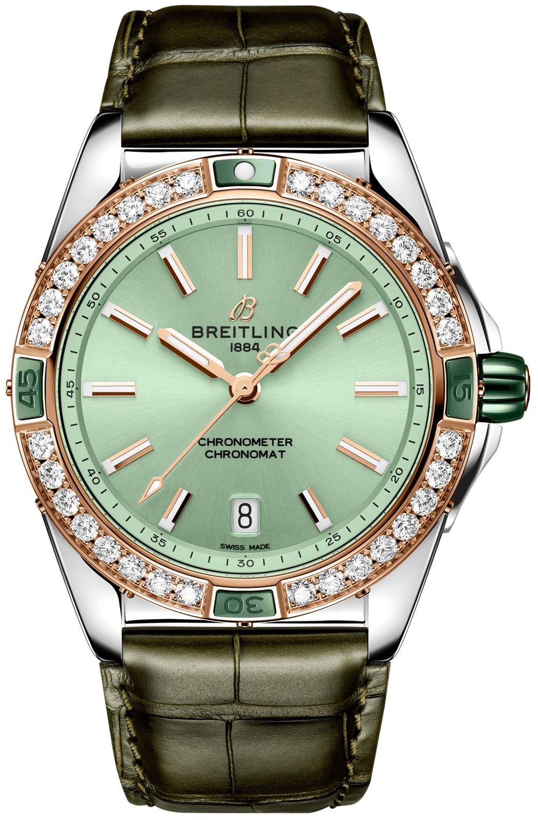 Bilde av Breitling Dameklokke U17356531l1p1 Super Chronomat Automatic 38