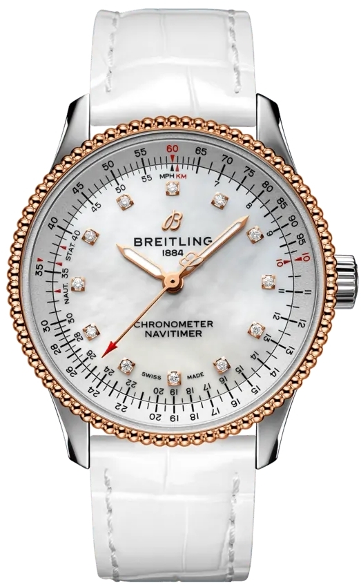 Bilde av Breitling Dameklokke U17395211a1p4 Navitimer Automatic 35