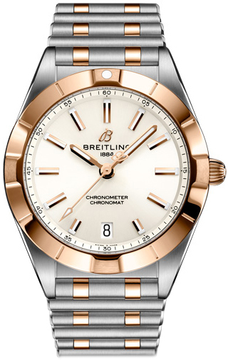 Bilde av Breitling Dameklokke U77310101a1u1 Chronomat 32 Sølvfarget/18 Karat