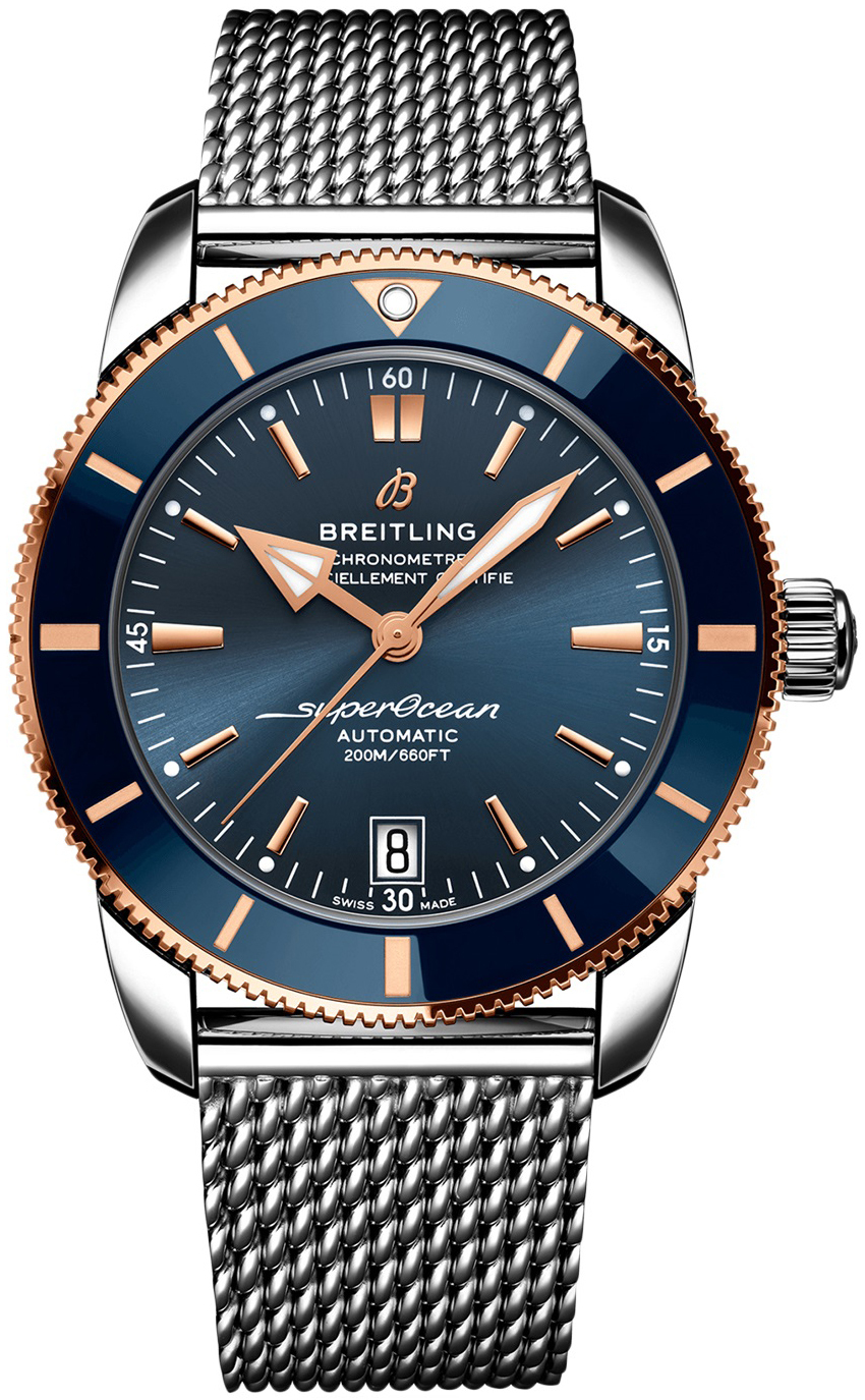 Bilde av Breitling Herreklokke Ub2010161c1a1 Superocean Heritage 57 Blå/stål