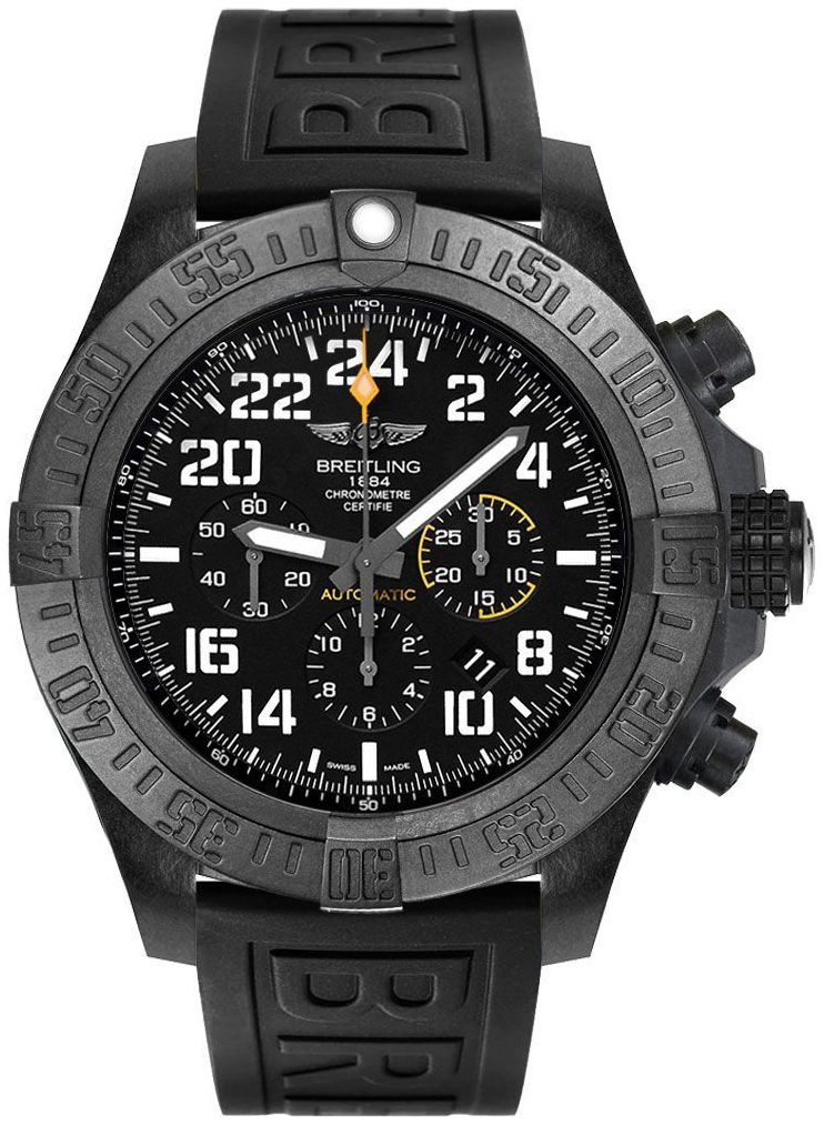 Bilde av Breitling Herreklokke Xb1210e41b1s2 Avenger Hurricane Sort/gummi Ø50