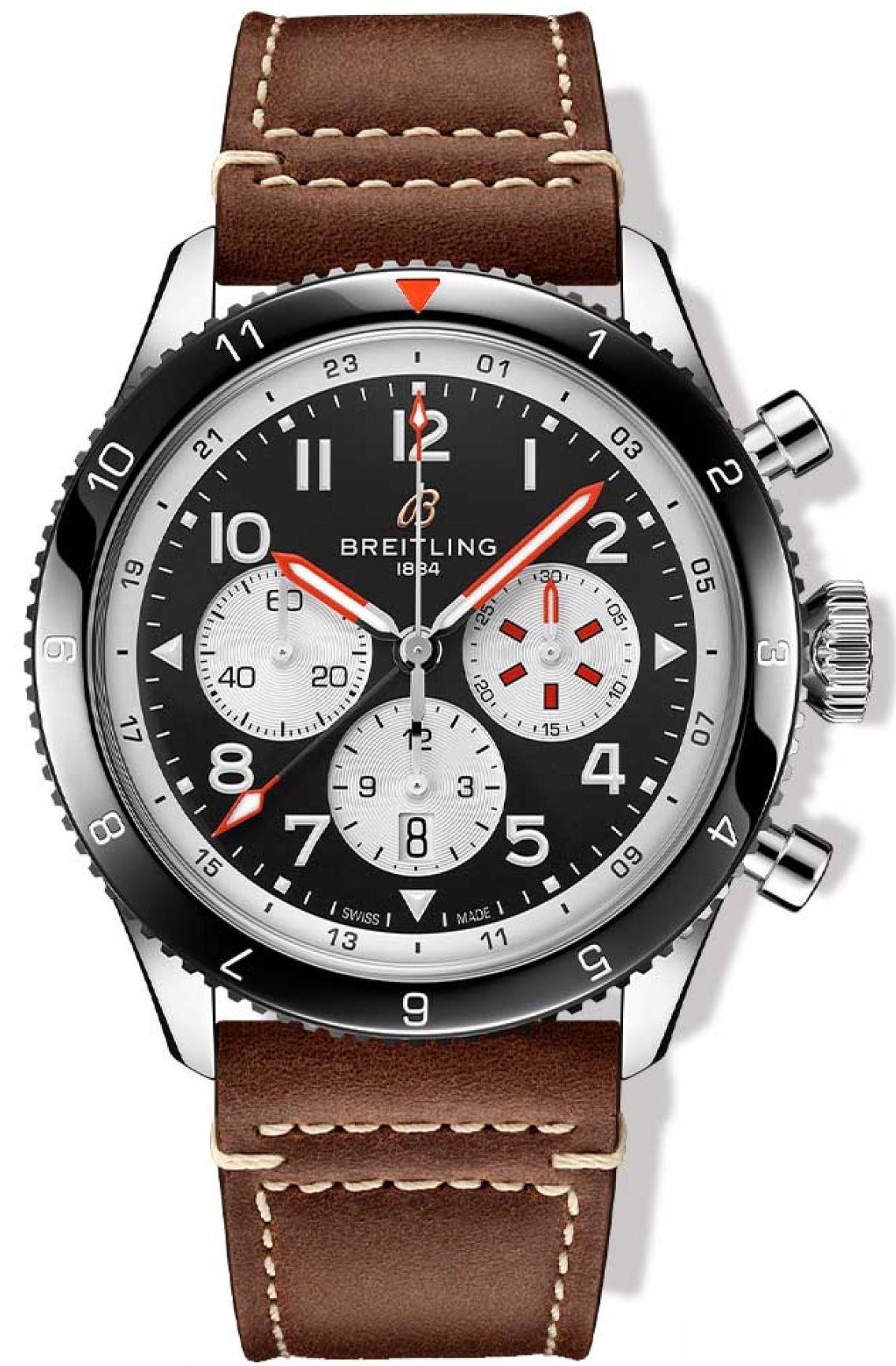 Bilde av Breitling Herreklokke Yb04451a1b1x1 Super Avi B04 Chronograph Gmt 46