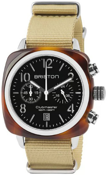 Briston 13140-SA-T-1-NK Clubmaster Sort/Tekstil