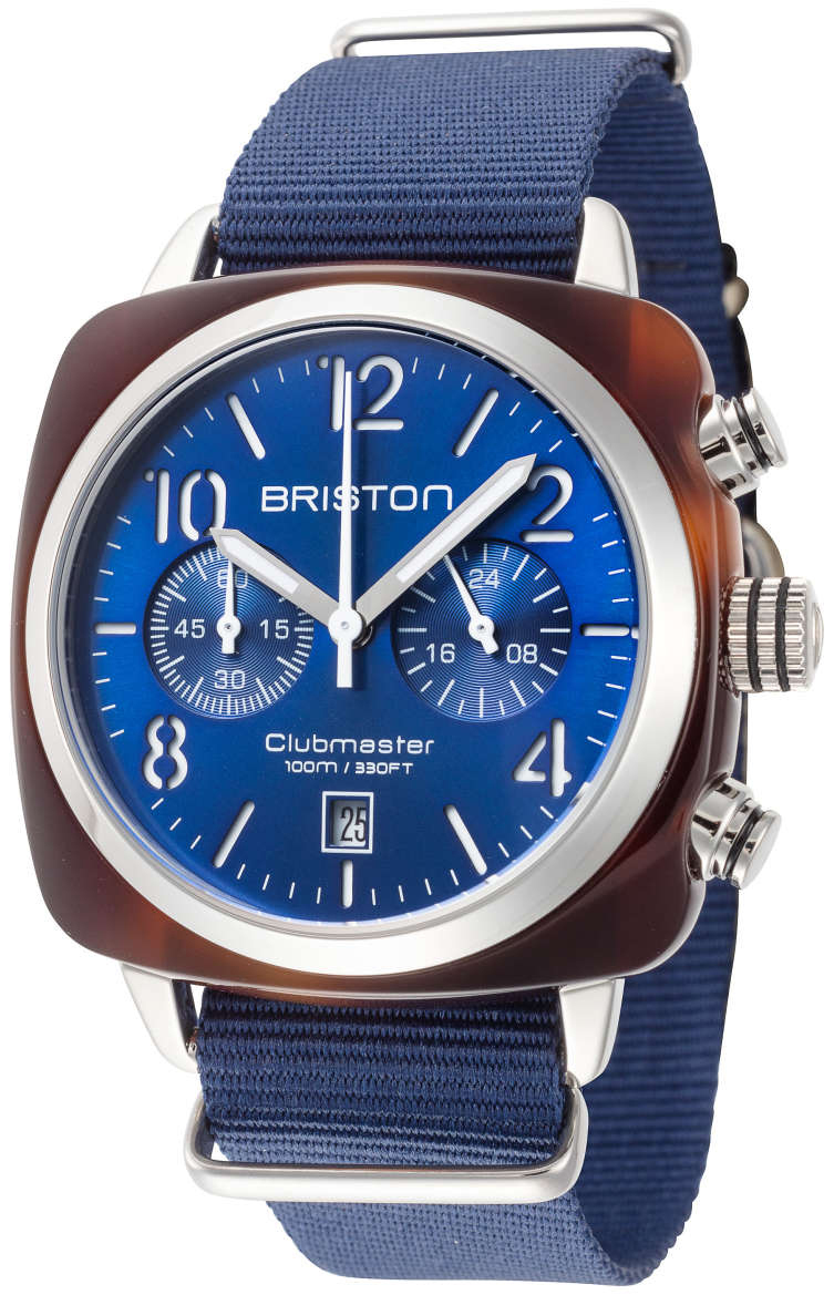 Briston 15140-SA-T-9-NNB Clubmaster Blå/Tekstil