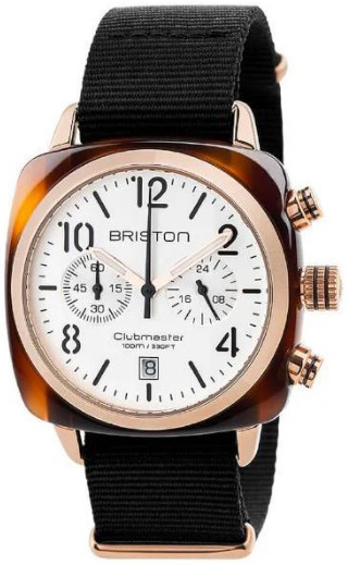 Briston 17140-PRA-T-2-NB Clubmaster Hvit/Tekstil