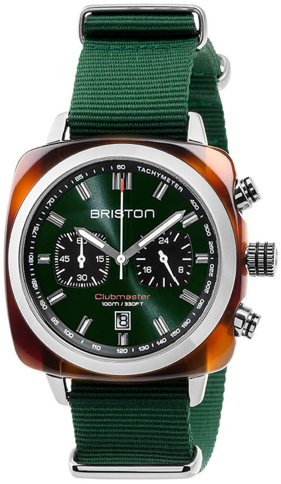 Briston 17142-SA-TS-10-NBG Clubmaster Grønn/Tekstil