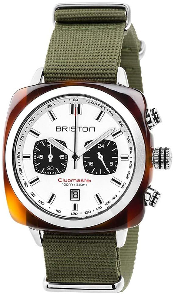 Briston Herreklokke 17142.SA.TS.2.NGA Sport Hvit/Tekstil