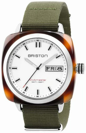 Briston 17342-SA-TS-2-NGA Clubmaster Hvit/Tekstil