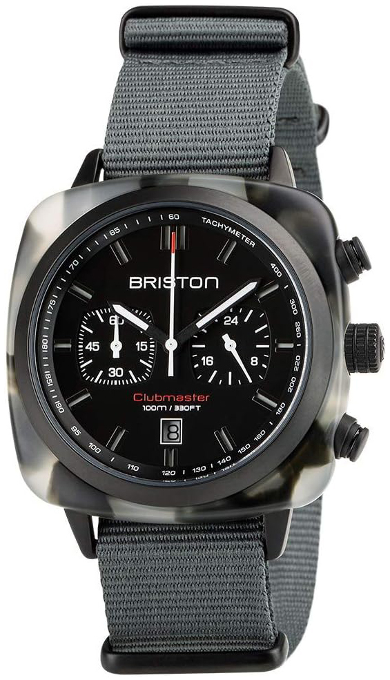 Briston Herreklokke 18142.PBAM.GTS.3.NG Sport Sort/Tekstil