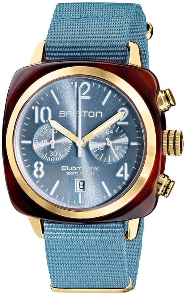 Briston 19140-PYA-T-25-NIB Clubmaster Blå/Tekstil