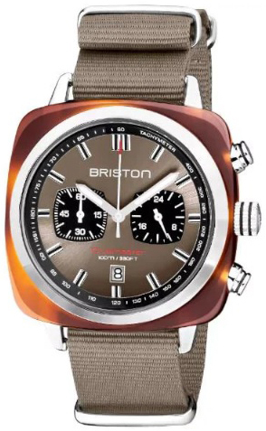 Briston Herreklokke 20142.SA.TS.30.NT Sport Grå/Tekstil