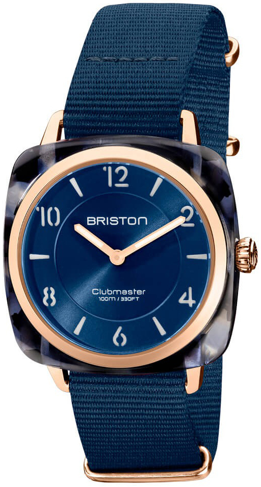 Briston 21536.PRA.UB.33.NMB Clubmaster Blå/Tekstil