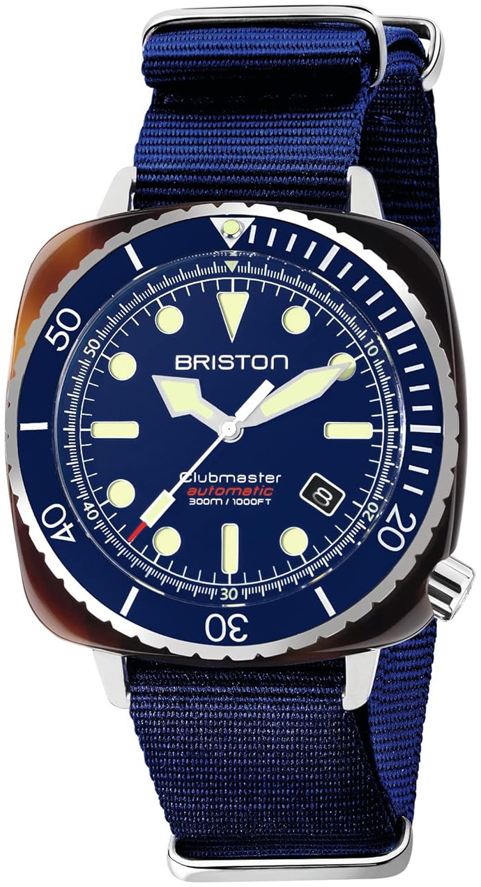 Briston Herreklokke 21644.SA.T.15.NNB Diver Blå/Tekstil