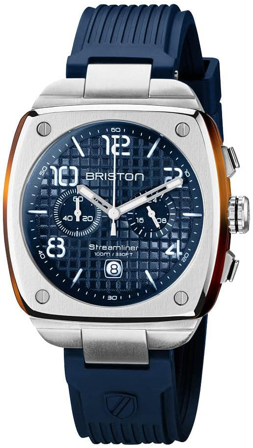 Briston Herreklokke 22142.S.T.15.RNB Urban Blå/Gummi
