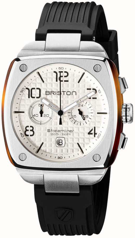 Briston Herreklokke 22142.S.T.2.RB Urban Hvit/Gummi