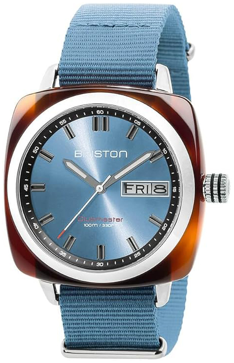 Briston 23342-SA-TS-25-NIB Clubmaster Blå/Tekstil