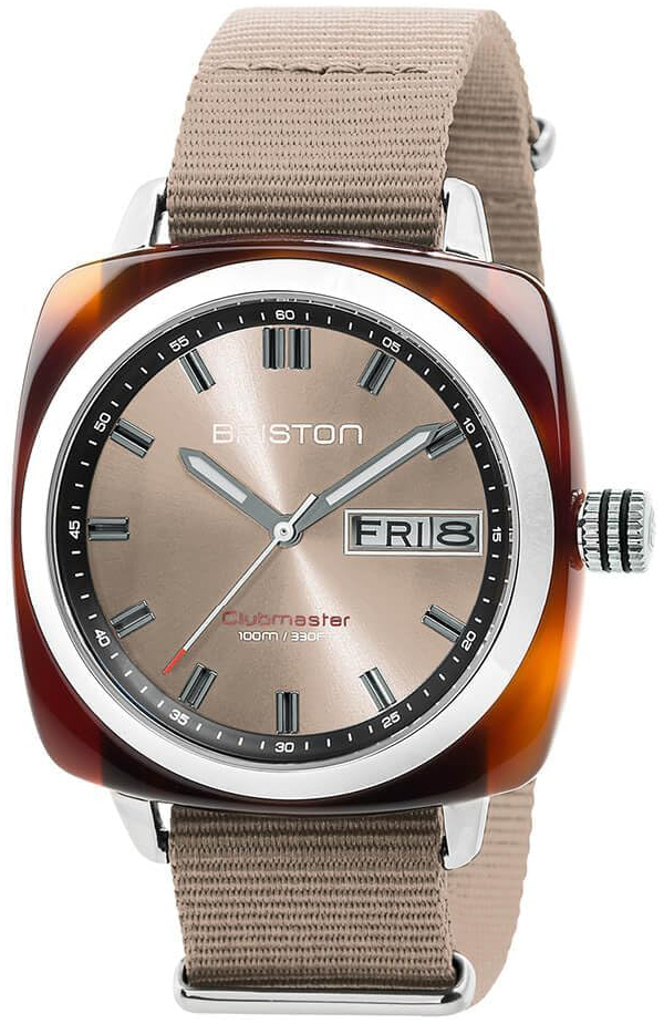 Briston 23342-SA-TS-30-NT Clubmaster Brun/Tekstil