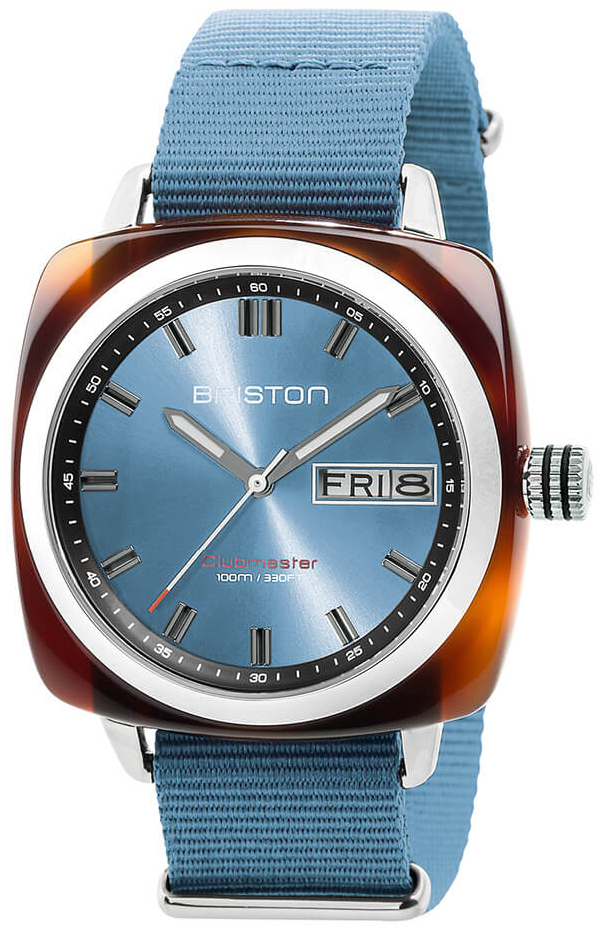 Briston Herreklokke 23342.SA.TS.25.NIB Blå/Tekstil