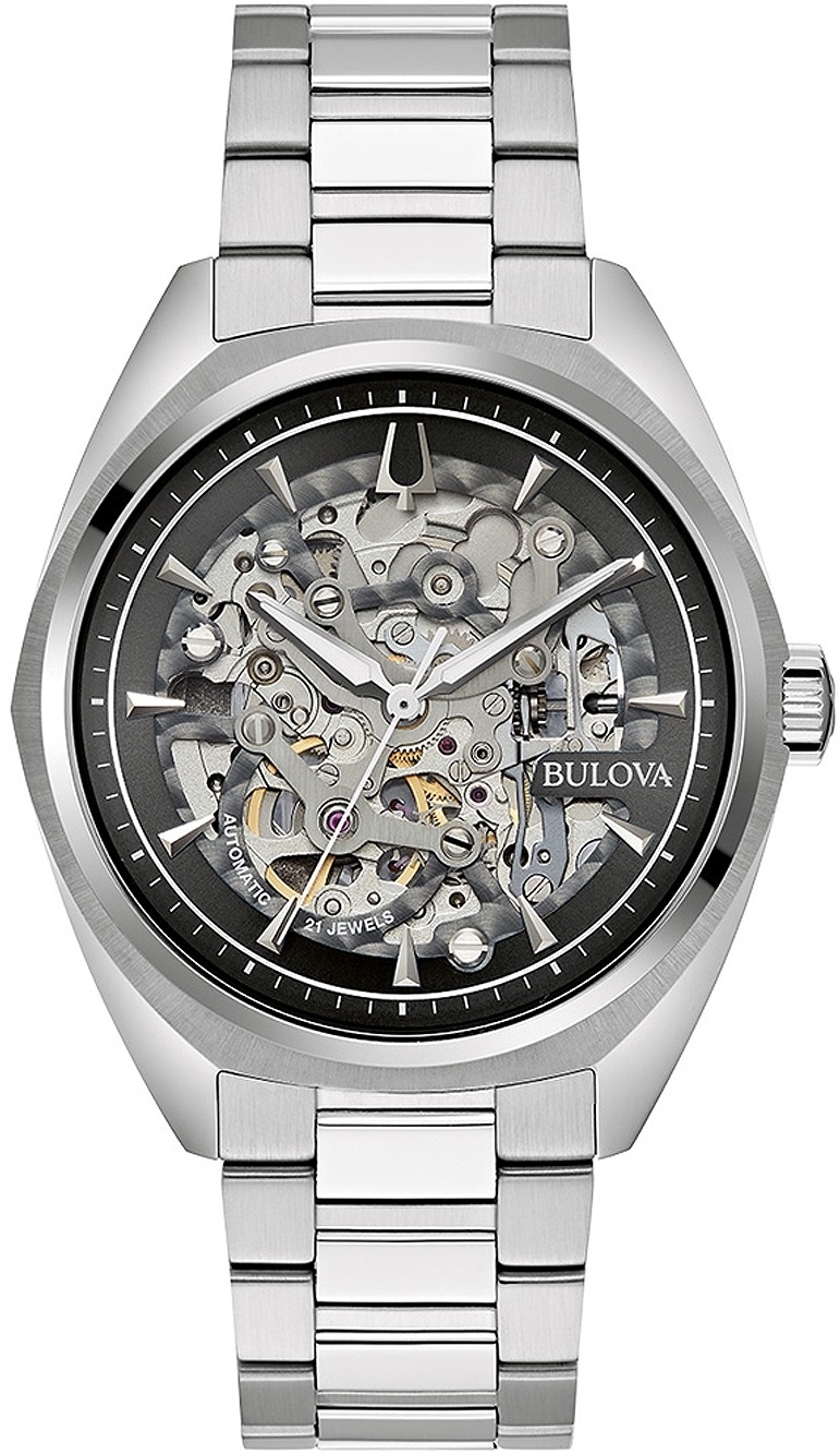 Bulova Herreklokke 96A293 Classic Sort/Stål Ø41 mm