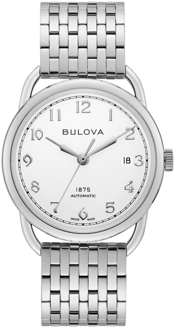 Bulova Herreklokke 96B326 Hvit/Stål Ø38 mm