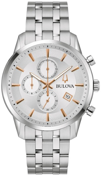 Bulova Herreklokke 96B411 Classic Sølvfarget/Stål Ø41 mm