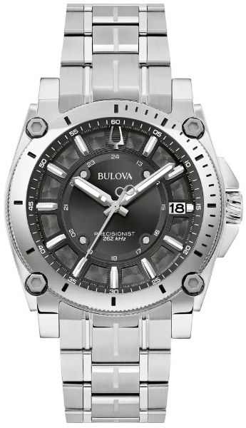 Bulova Herreklokke 96B417 Precisionist Sort/Stål Ø40 mm