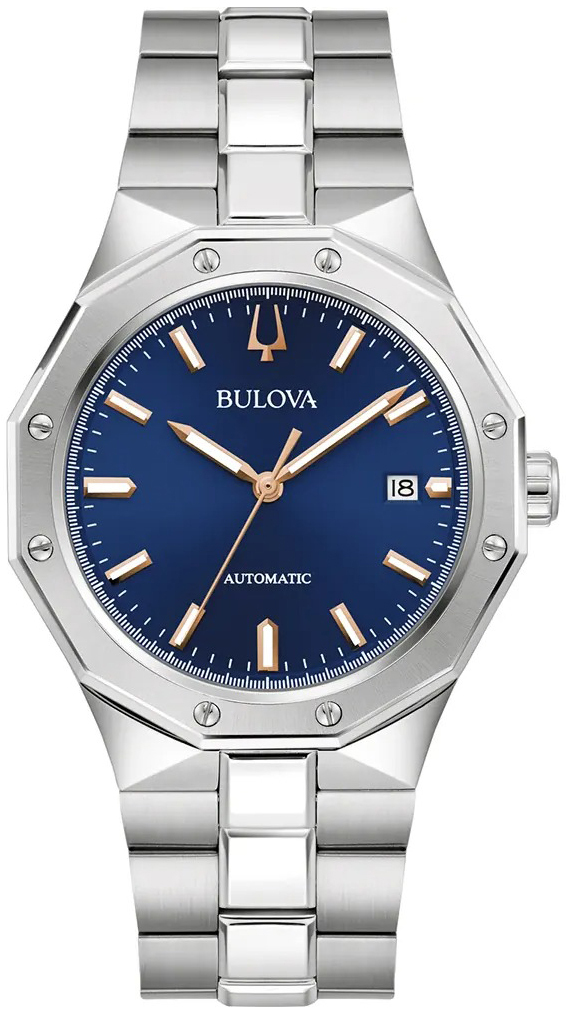 Bulova Herreklokke 96B463 Classic Blå/Stål Ø40 mm