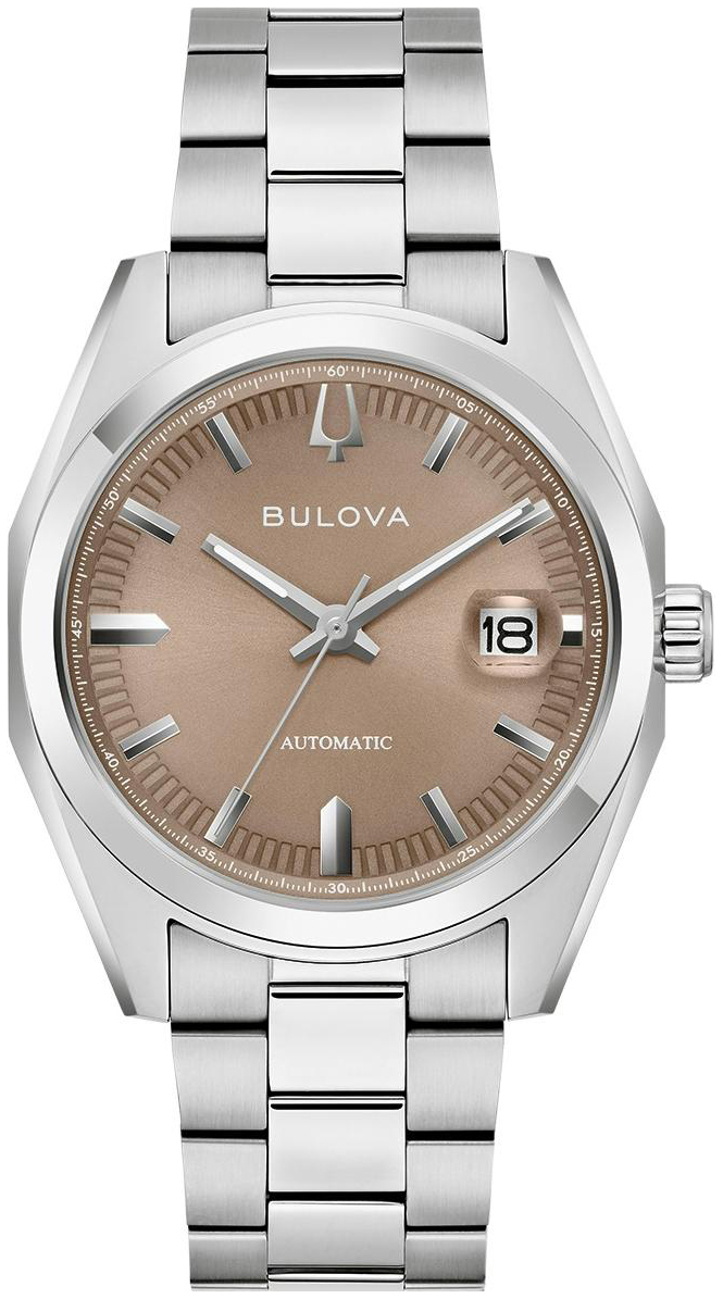 Bulova Herreklokke 96B470 Surveyor Brun/Stål Ø39 mm