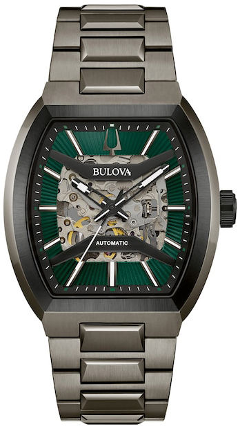 Bulova Herreklokke 98A321 Maquina Grønn/Stål