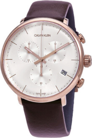 Calvin Klein CK Herreklokke K8M276G6 Sølvfarget/Lær Ø43 mm