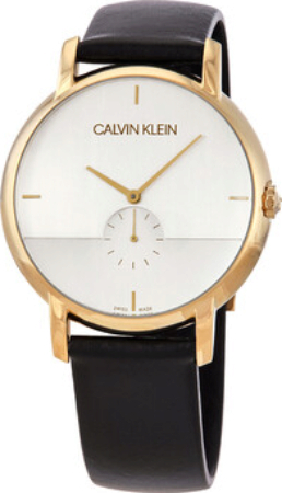 Calvin Klein CK Herreklokke K9H2X5C6 Sølvfarget/Lær Ø43 mm