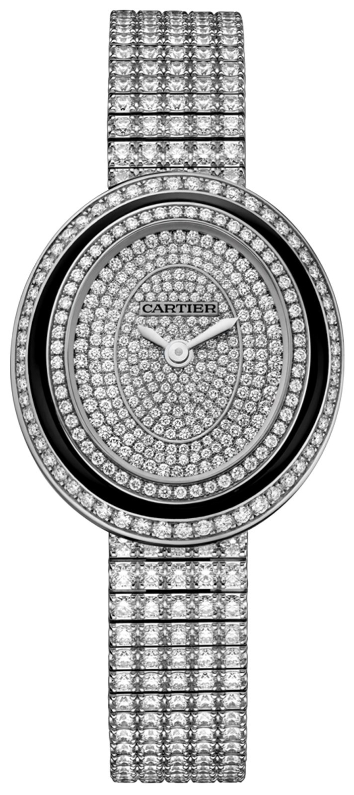 Cartier Hypnose Dameklokke HPI01049 Diamantsmykket/18 karat hvitt - Cartier