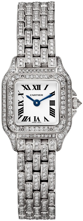 Cartier Panthere De Cartier Dameklokke HPI01325 Hvit/18 karat hvitt