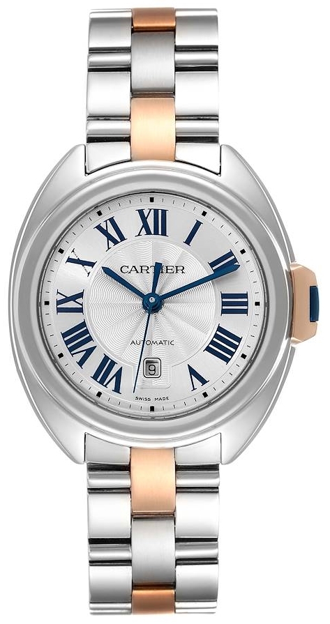 Cartier Calibre De Cartier Dameklokke W2CL0004 Sølvfarget/18 karat - Cartier