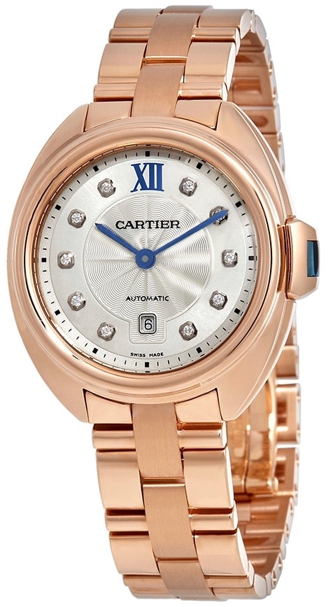 Cartier Cle De Cartier Dameklokke WJCL0034 Sølvfarget/18 karat rosé