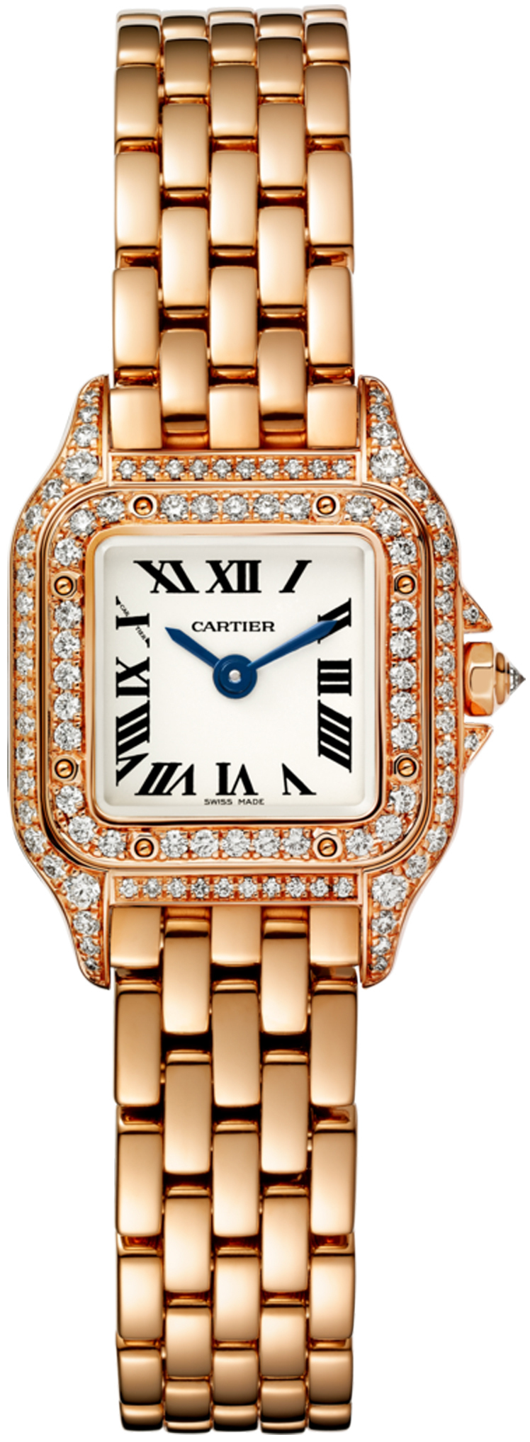 Cartier Panthere De Cartier Dameklokke WJPN0020 Hvit/18 karat rosé - Cartier