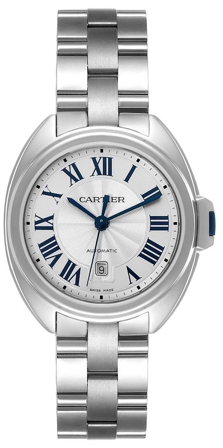 Cartier Cle de Dameklokke WSCL0005 Sølvfarget/Stål Ø31 mm
