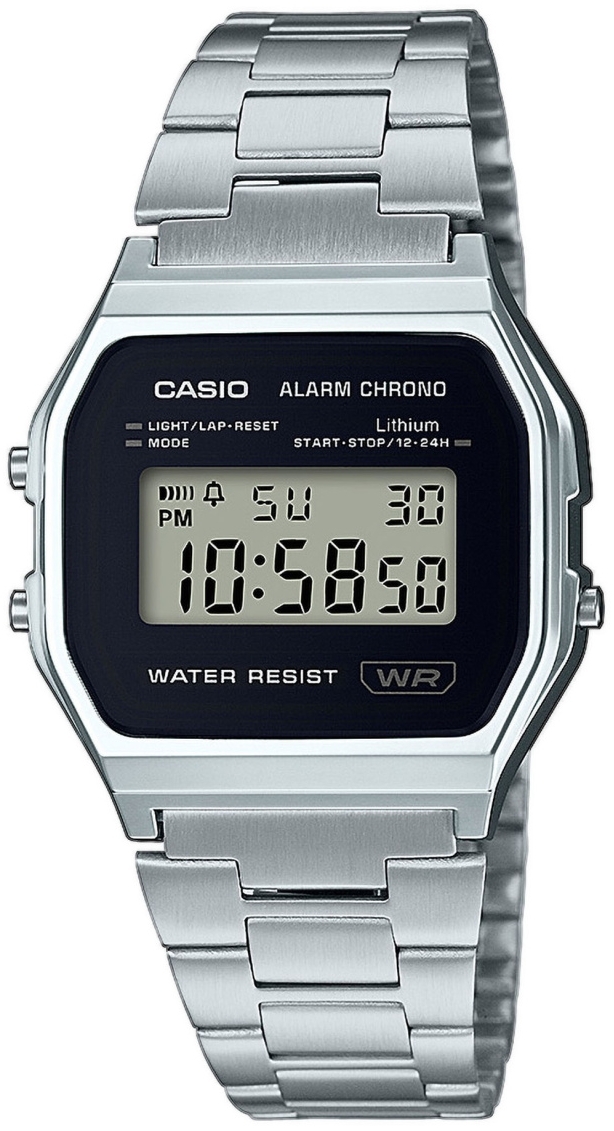 Casio Retro A158WEAD-1EF LCD/Stål