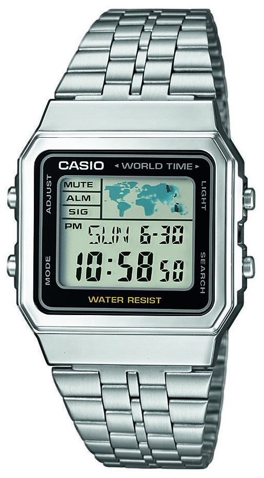 Casio Casio Collection Herreklokke A500WEA-1EF LCD/Stål