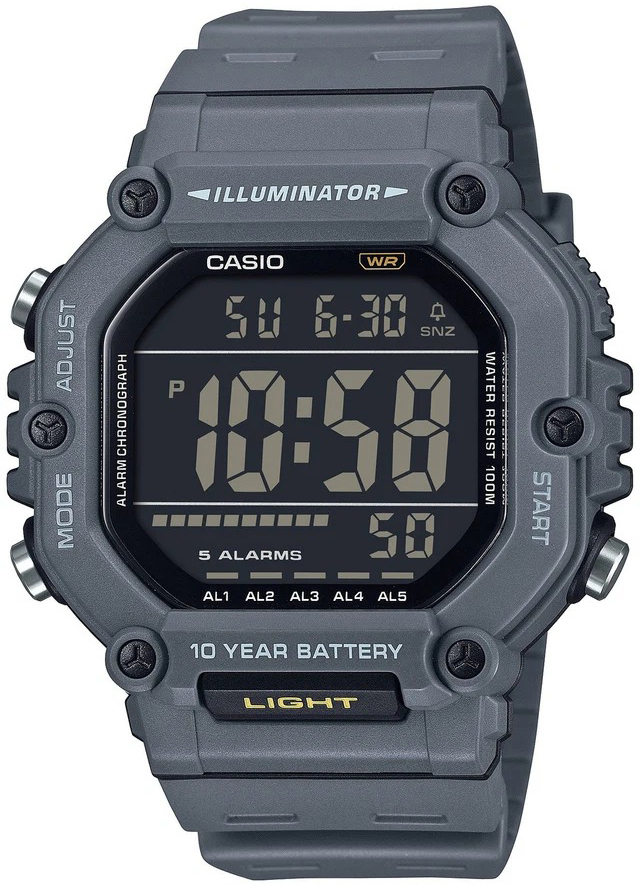 Casio Herreklokke AE-1600H-8BVEF Collection LCD/Resinplast