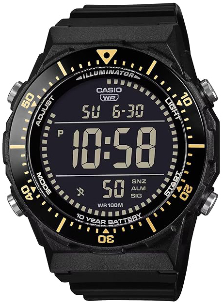Casio Herreklokke AE-1700H-1BVEF Timeless Collection Sort/Gummi