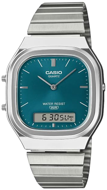 Casio AQ-240E-3AEF Vintage Grønn/Stål