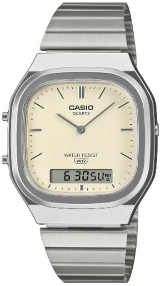 Casio AQ-240E-7A2EF Vintage Beige/Stål
