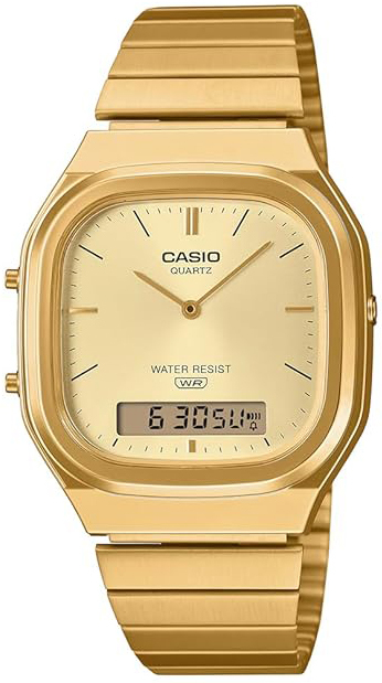 Casio AQ-240EG-9AEF Vintage Gull/Gulltonet stål