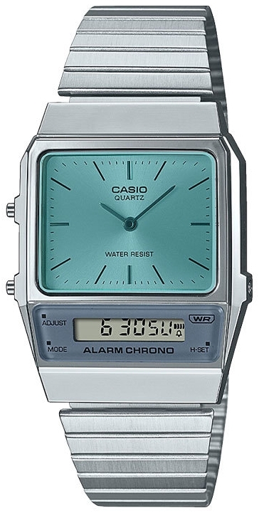 Casio AQ-800EC-2AEF Vintage Turkis/Stål Ø32.1 mm