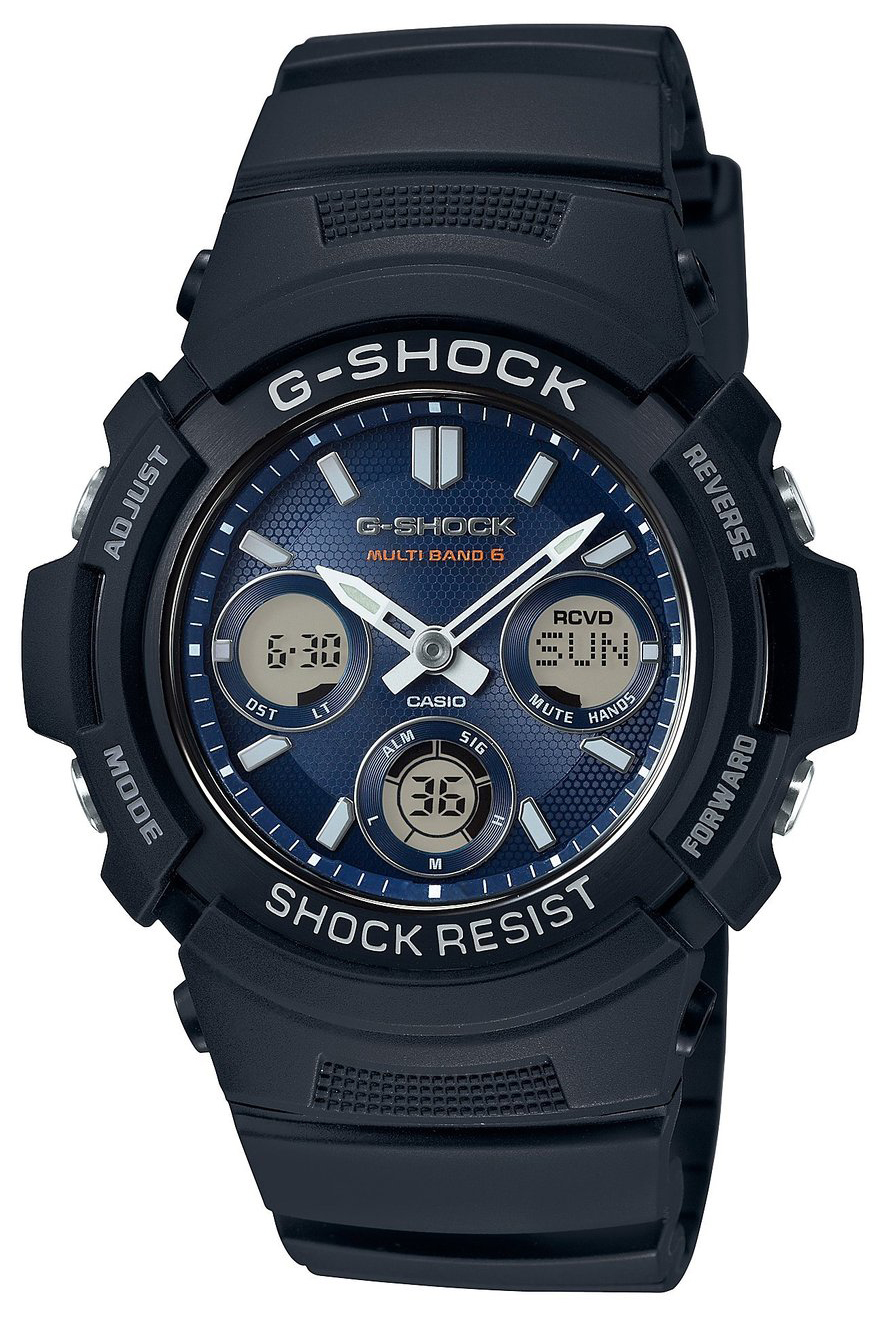 Casio G-shock Herreklokke AWG-M100SB-2AER G-Shock Blå/Resinplast