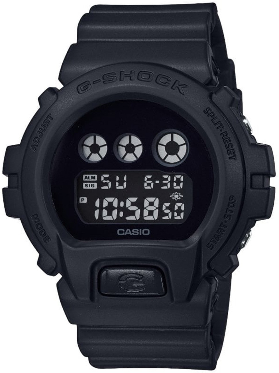 Casio G-Shock Herreklokke DW-6900BBA-1ER LCD/Resinplast Ø50 mm