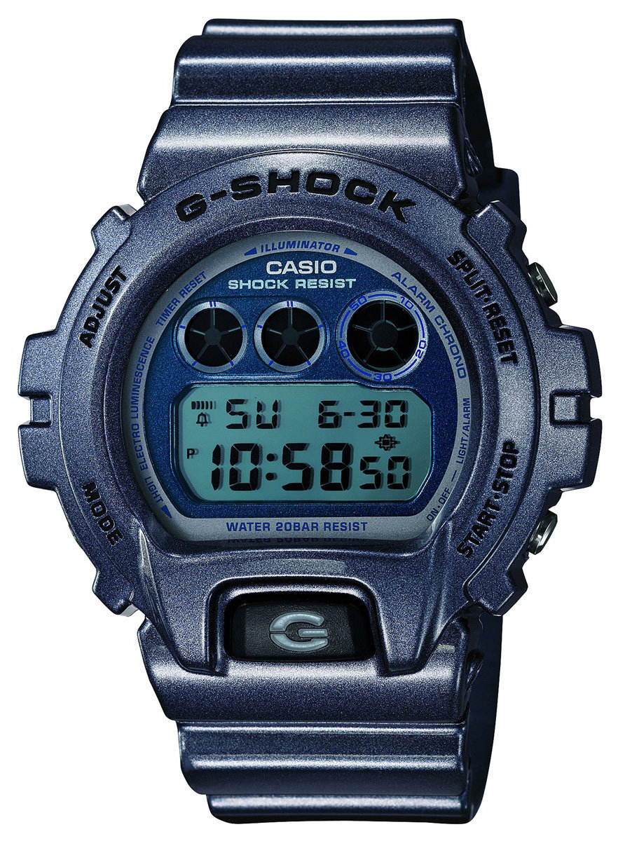 Casio G-Shock Herreklokke DW-6900MF-2ER LCD/Resinplast Ø50 mm - Casio